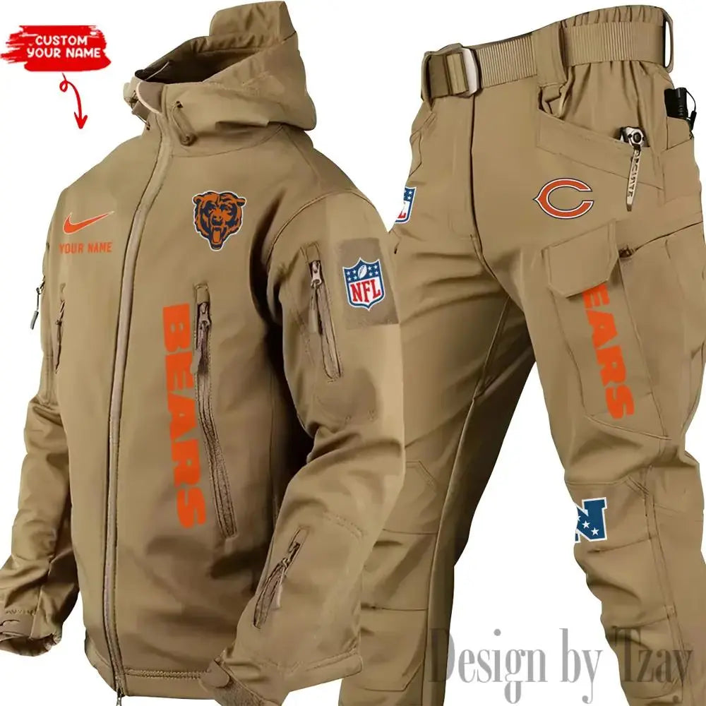 Chicago Bears Outdoor Jacket and Pants 000052