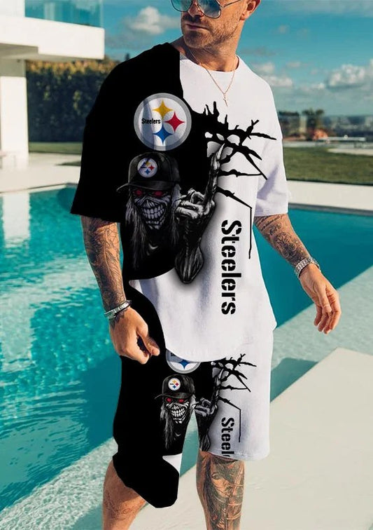 Pittsburgh Steelers T-shirt and Shorts AZTS120