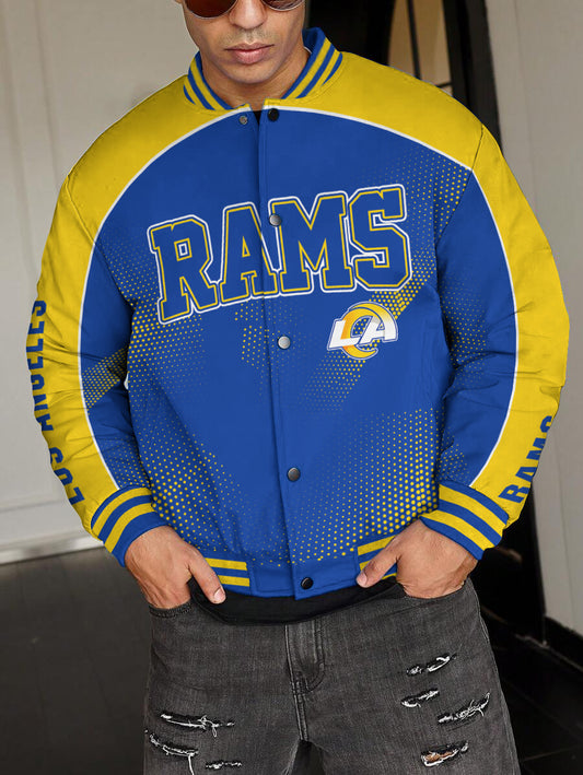 Los Angeles Rams National Football League Varsity Jacket AZBTVJK000478