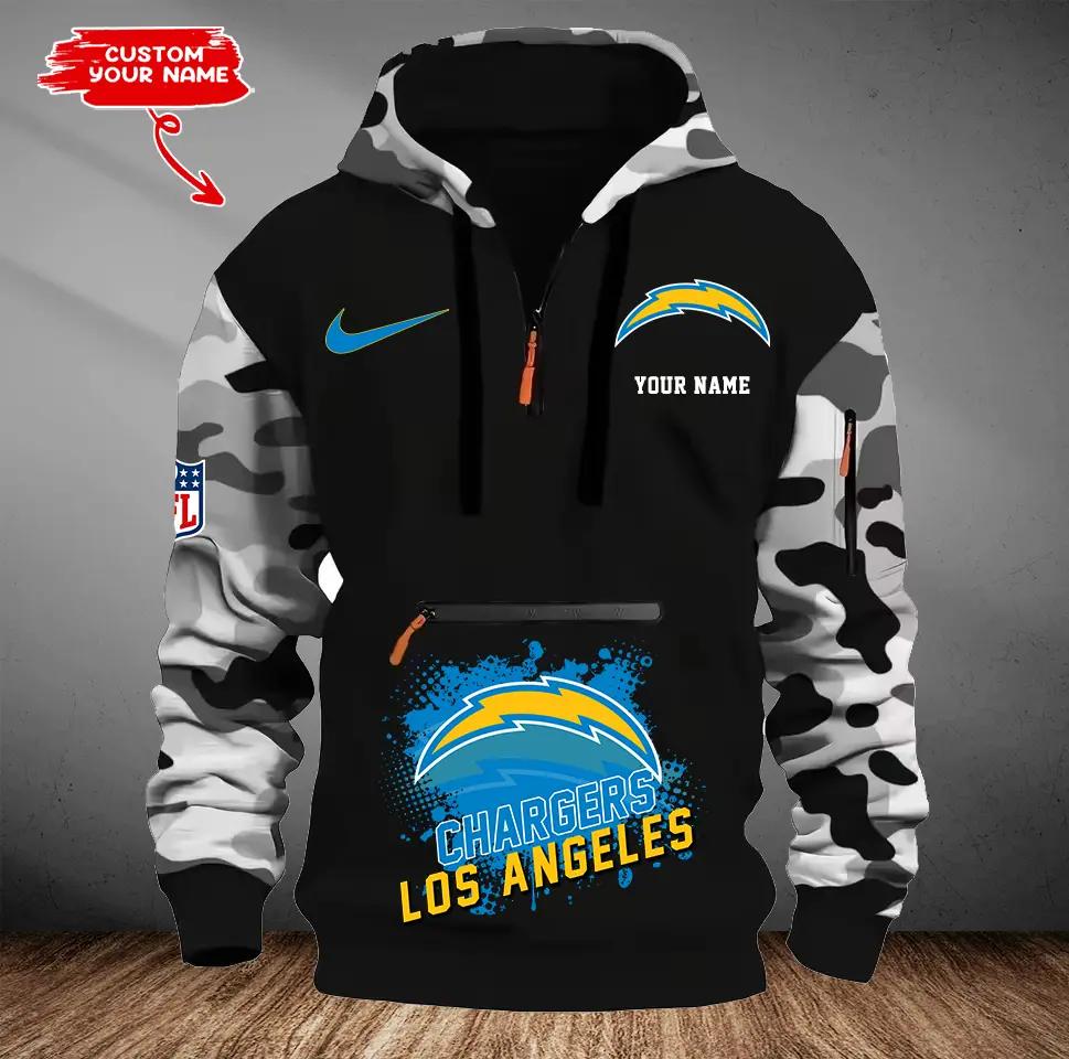 Los Angeles Chargers Camouflage Hooded Sweatshirt HA49