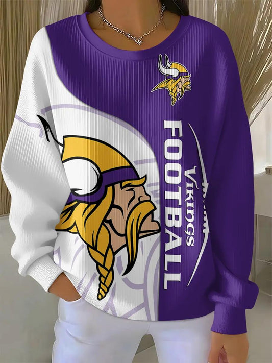 Minnesota Vikings Women’s Knit Sweatshirt EM28