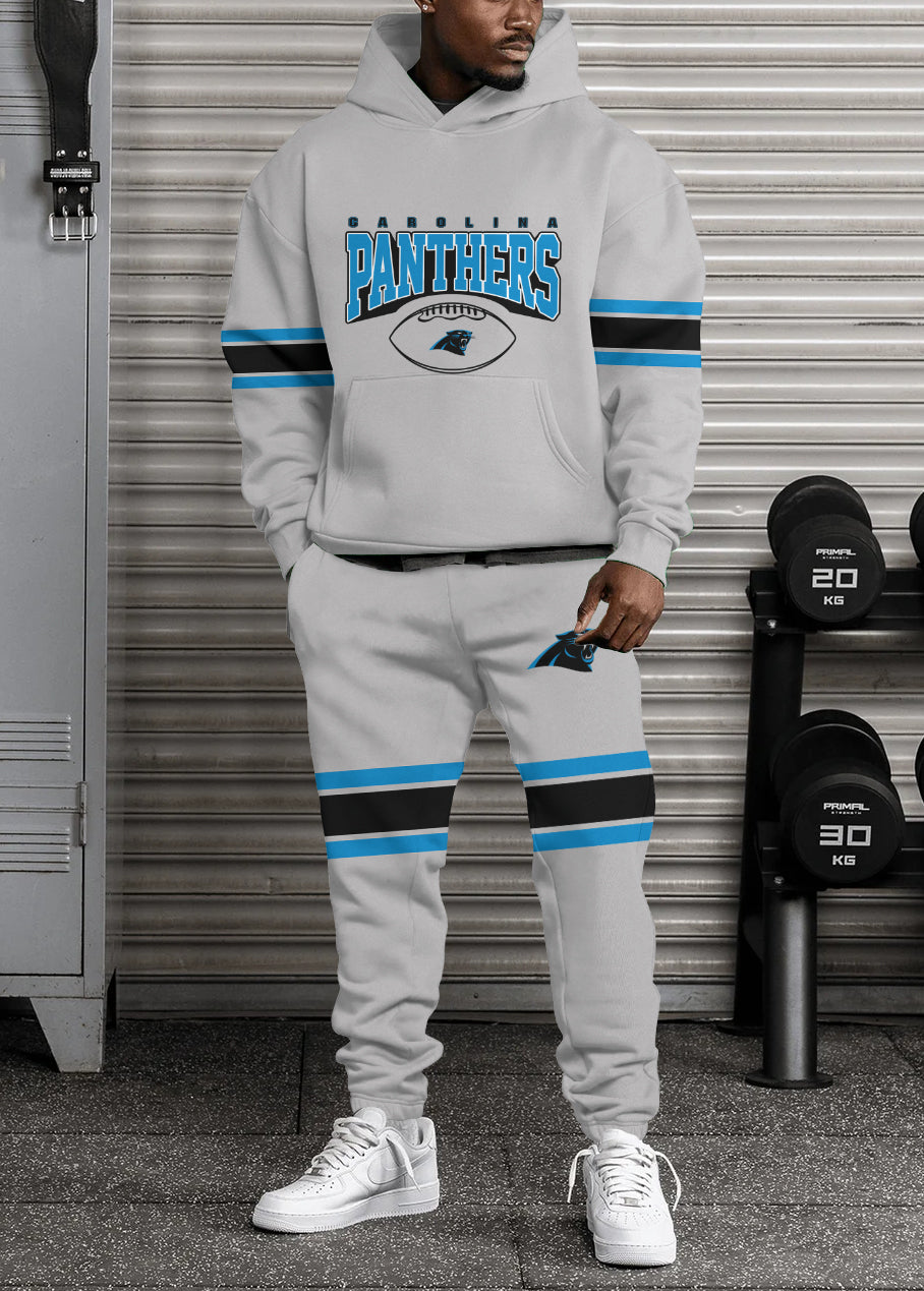Carolina Panthers Combo Pullover Hoodie And Sweatpants AZBTPHSP000308