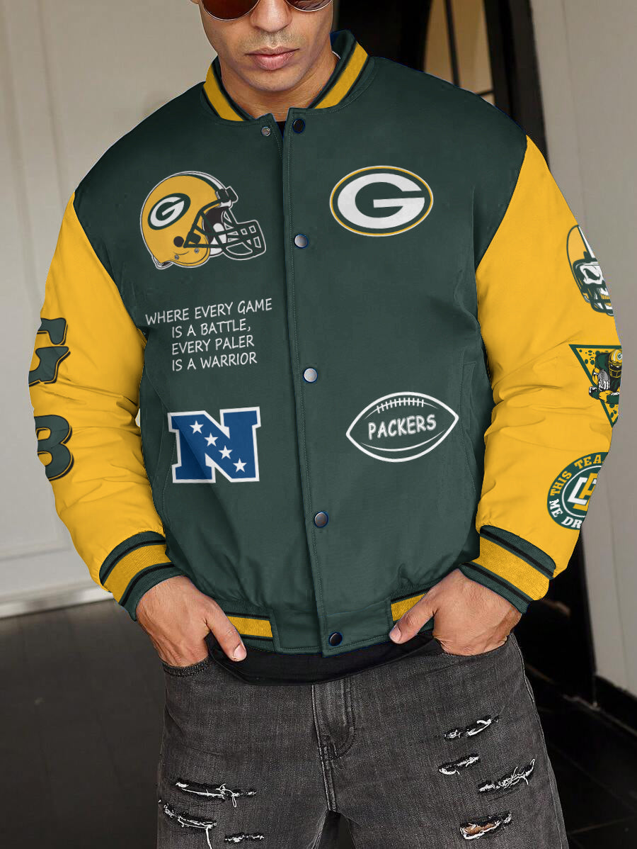Green Bay Packers National Football League Varsity Jacket AZBTVJK000511