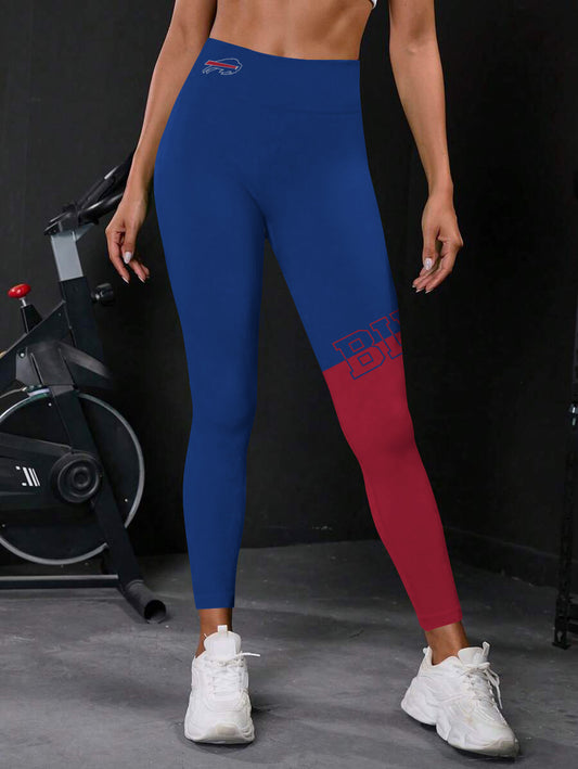Buffalo Bills High Waist Push Up Printed Leggings (2)