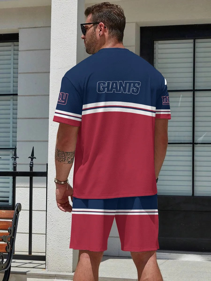New York Giants T-shirt and Shorts AZBTTSAS000072