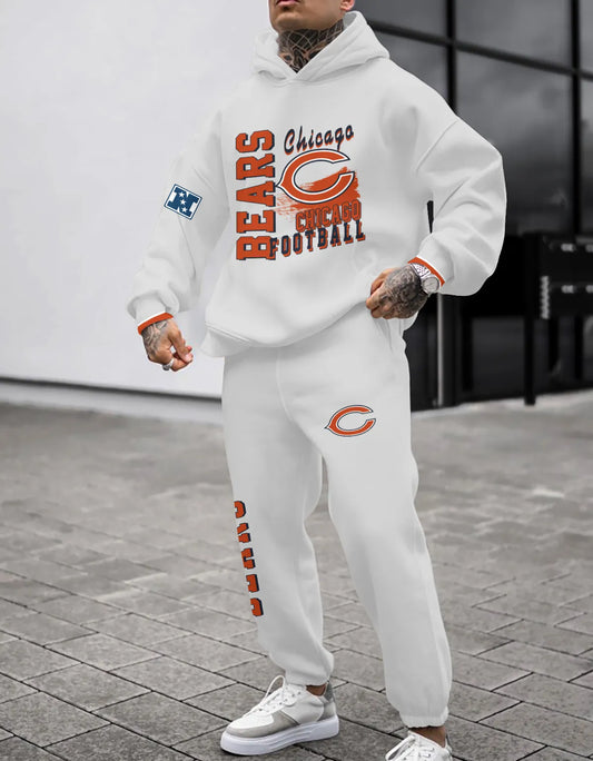 Chicago Bears Combo Pullover Hoodie And Sweatpants AZBTPHSP000228