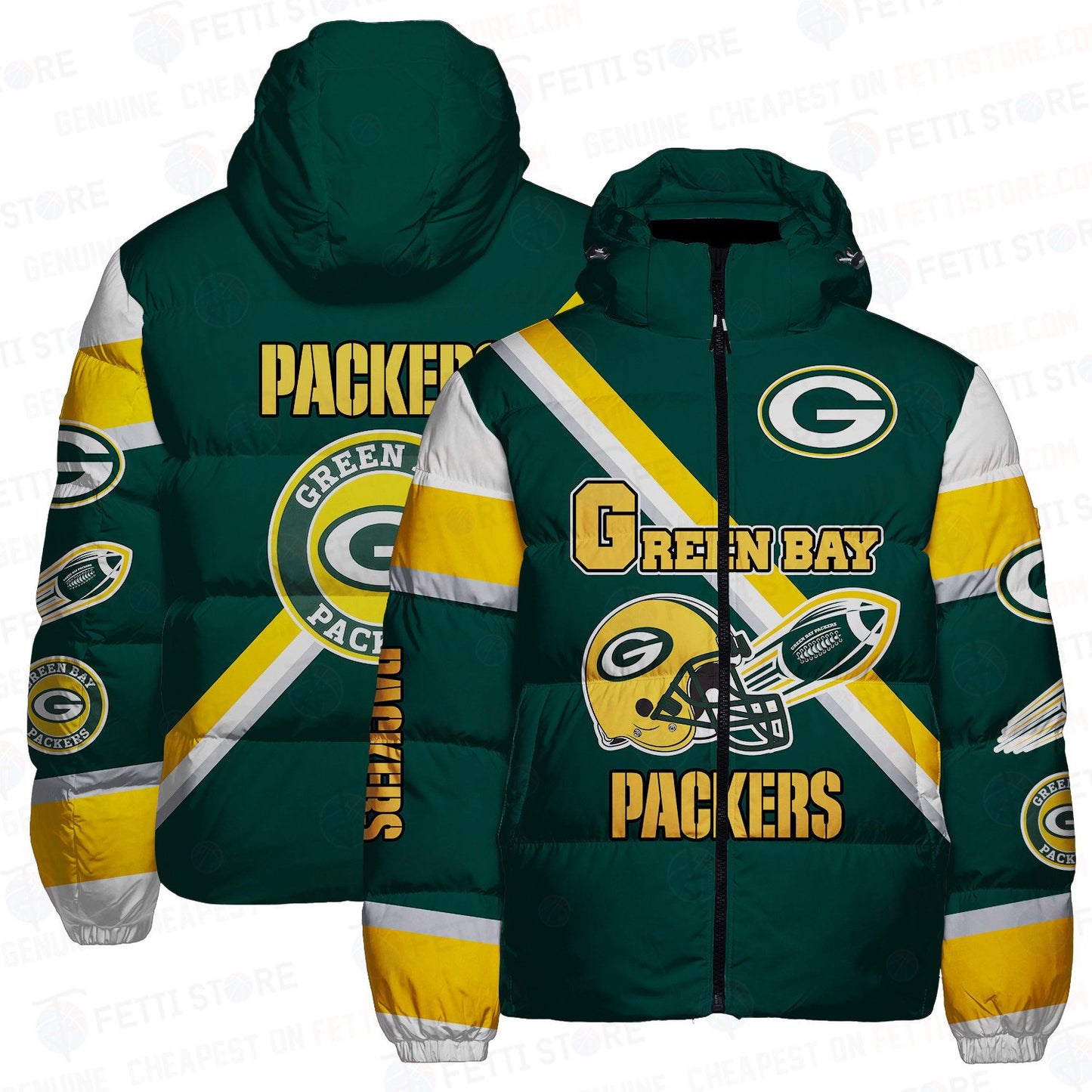 Green Bay Packers CozyCloud Down Jacket AZBTDWJ000138