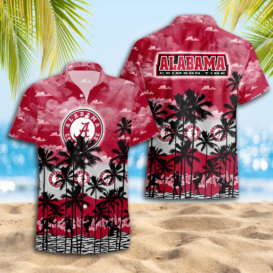 Alabama Crimson Tide Summer Hawaiian Shirt AZHWS367