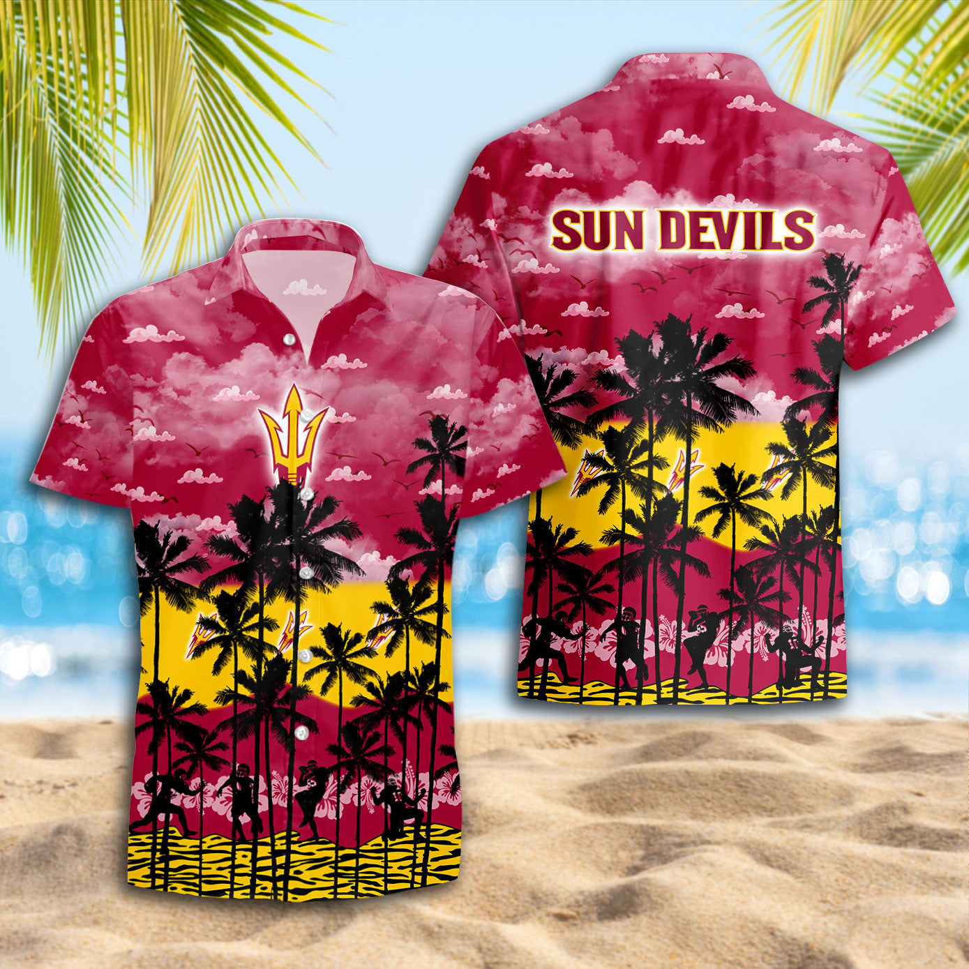 Arizona State Sun Devils Summer Hawaiian Shirt AZHWS369