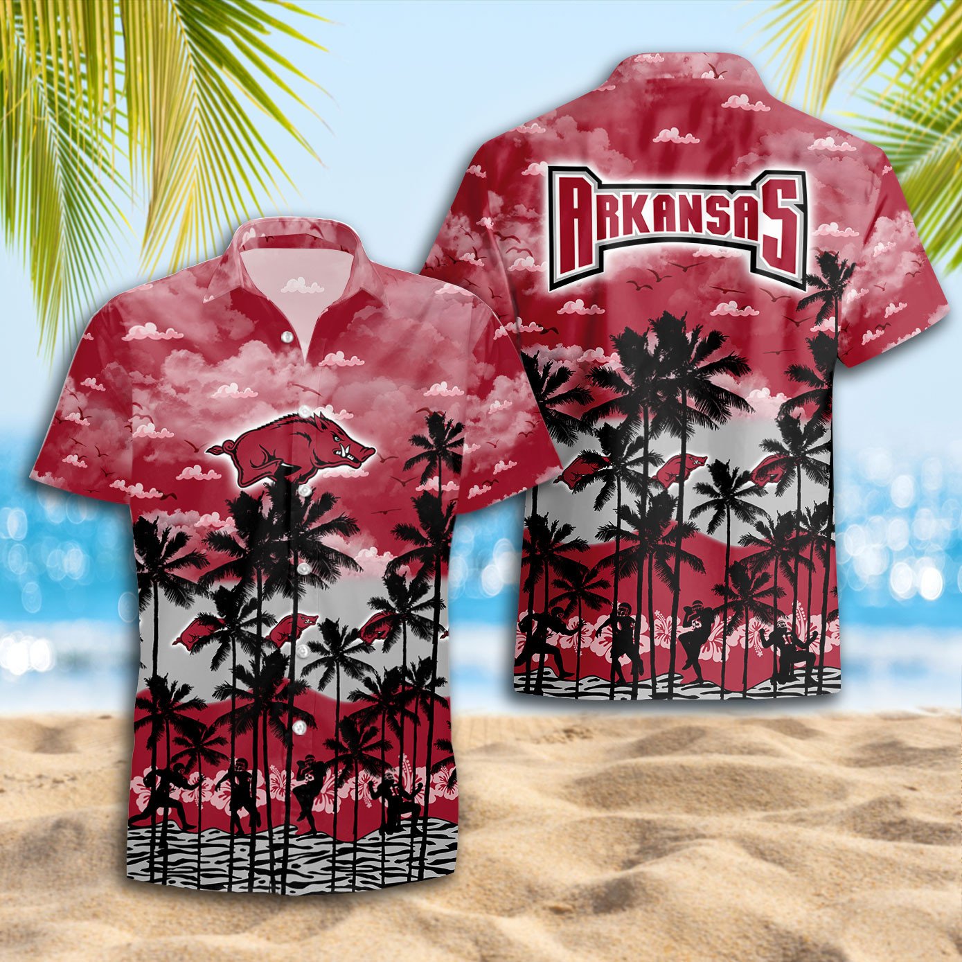 Arkansas Razorbacks Summer Hawaiian Shirt AZHWS371