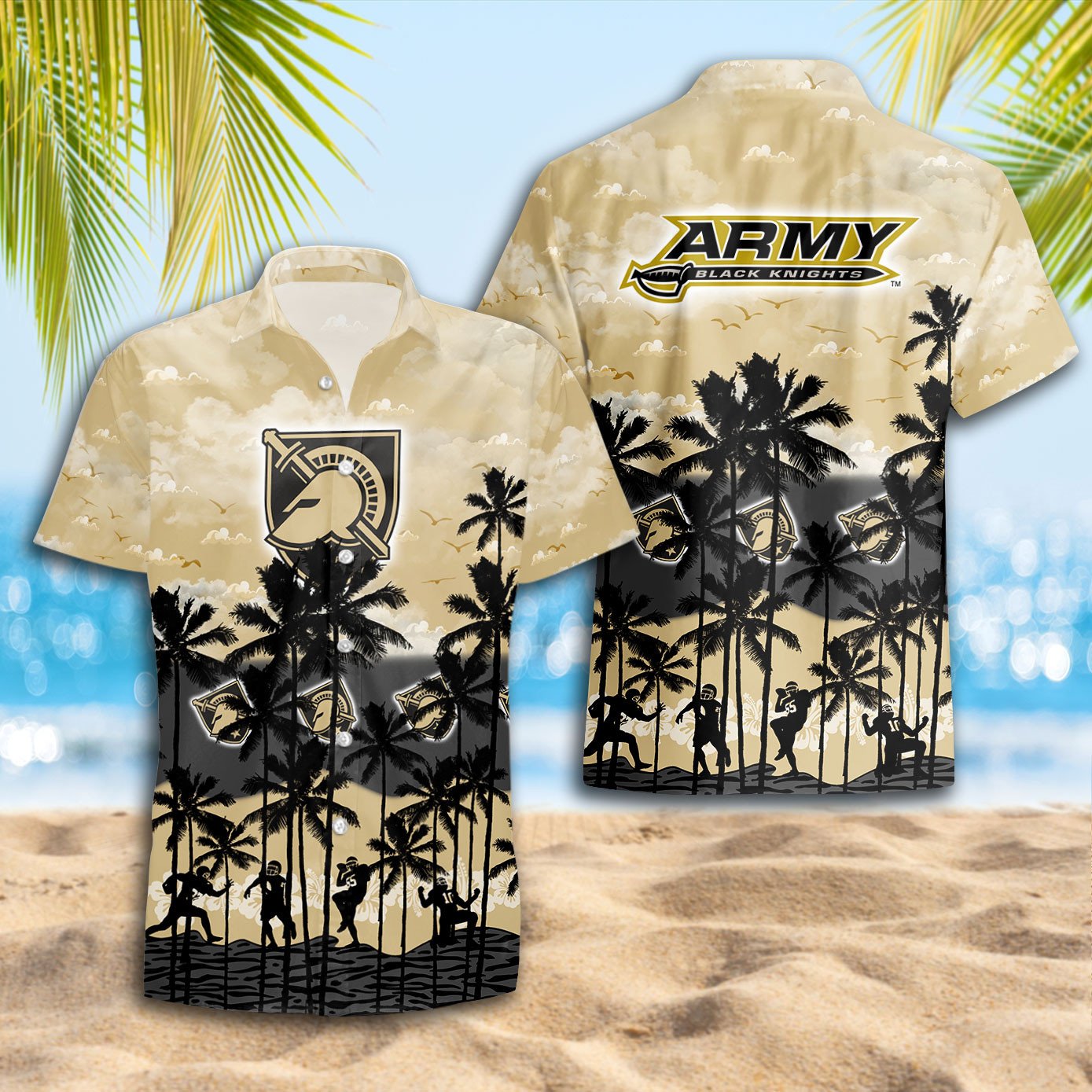 Army Black Knights Summer Hawaiian Shirt AZHWS372