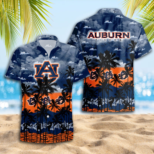 Auburn Tigers Summer Hawaiian Shirt AZHWS373
