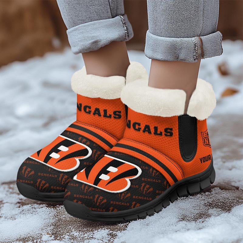 Cincinnati Bengals Comfy Winter Snow Boots AZDDWSB000003