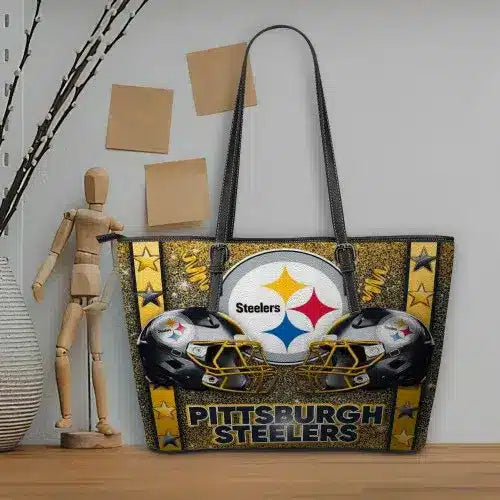 Pittsburgh Steelers Women Leather Tote Hand Bag BB106