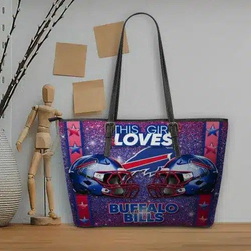 Buffalo Bills Women Leather Tote Hand Bag BB87