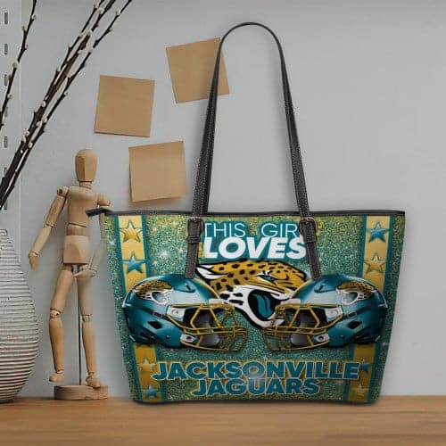 Jacksonville Jaguars Women Leather Tote Hand Bag BB81