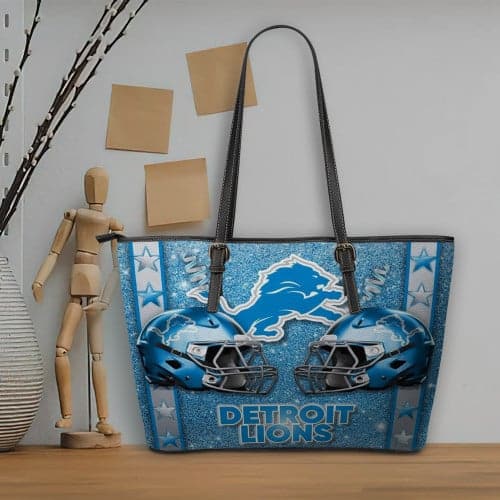 Detroit Lions Women Leather Tote Hand Bag BB70