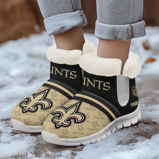 New Orleans Saints Comfy Winter Snow Boots AZDDWSB000034