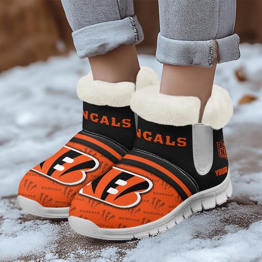 Cincinnati Bengals Comfy Winter Snow Boots AZDDWSB000036
