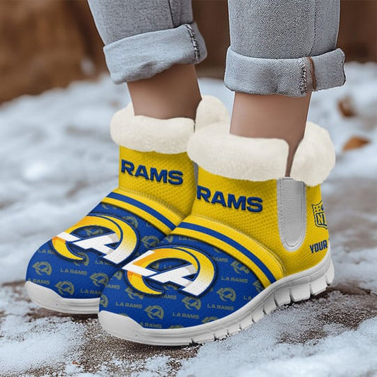 Los Angeles Rams Comfy Winter Snow Boots AZDDWSB000004