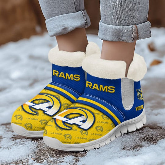 Los Angeles Rams Comfy Winter Snow Boots AZDDWSB000037