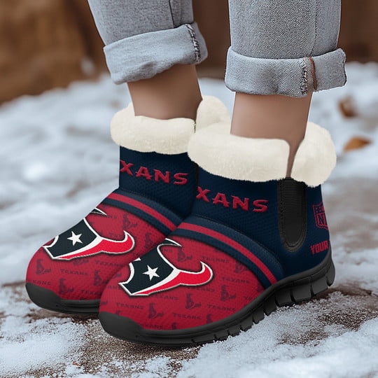 Houston Texans Comfy Winter Snow Boots AZDDWSB000064