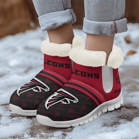 Atlanta Falcons Comfy Winter Snow Boots AZDDWSB000026