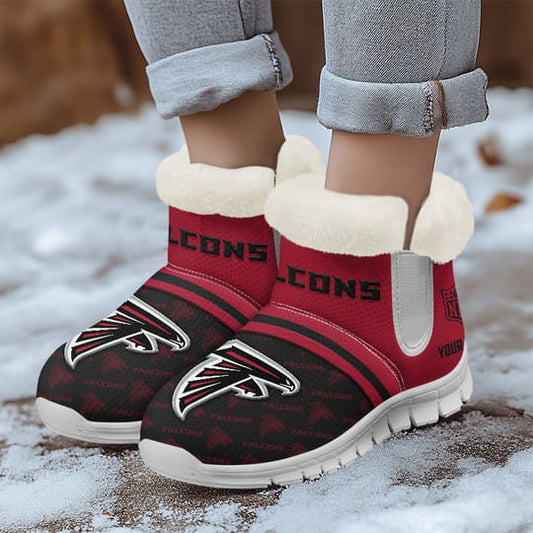 Atlanta Falcons Comfy Winter Snow Boots AZDDWSB000026