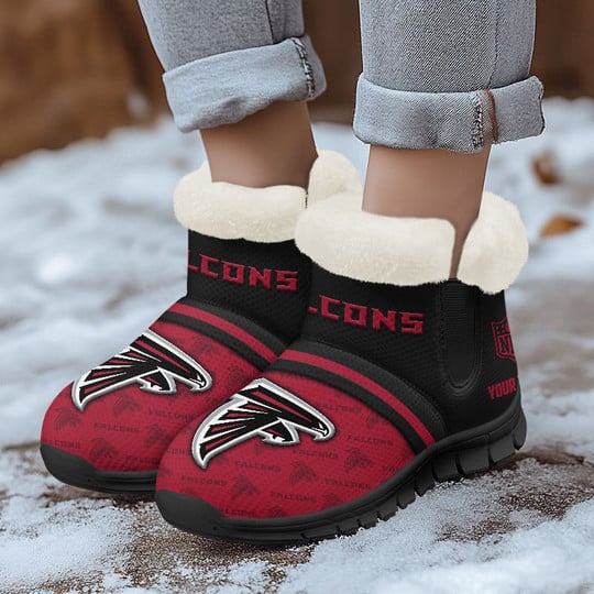 Atlanta Falcons Comfy Winter Snow Boots AZDDWSB000059