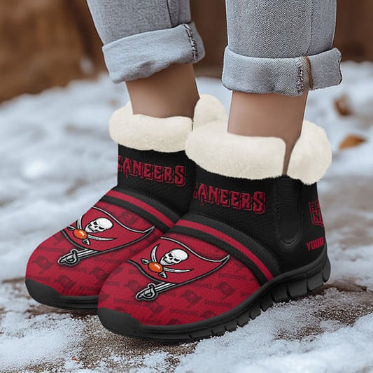 Tampa Bay Buccaneers Comfy Winter Snow Boots AZDDWSB000056