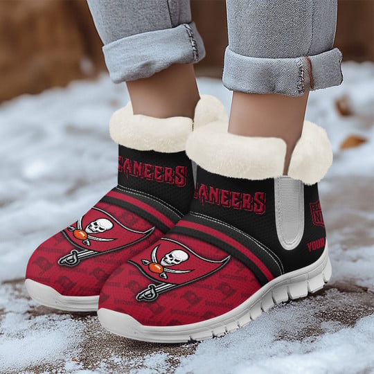 Tampa Bay Buccaneers Comfy Winter Snow Boots AZDDWSB000056