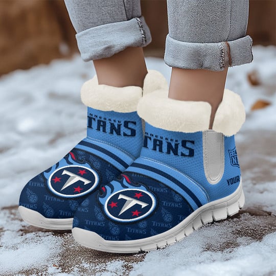 Tennessee Titans Comfy Winter Snow Boots AZDDWSB000016
