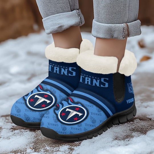 Tennessee Titans Comfy Winter Snow Boots AZDDWSB000049