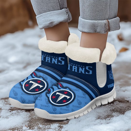 Tennessee Titans Comfy Winter Snow Boots AZDDWSB000049