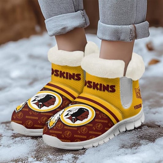 Washington Commanders Comfy Winter Snow Boots AZDDWSB000013