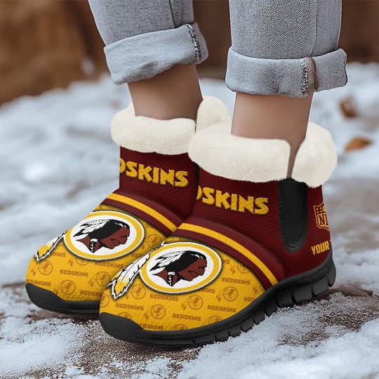 Washington Commanders Comfy Winter Snow Boots AZDDWSB000046