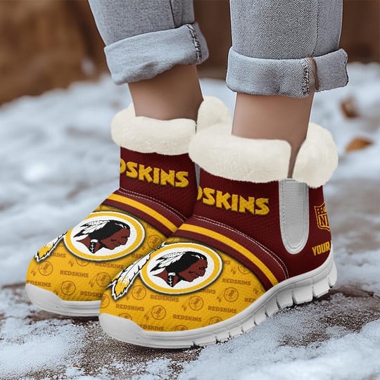 Washington Commanders Comfy Winter Snow Boots AZDDWSB000046