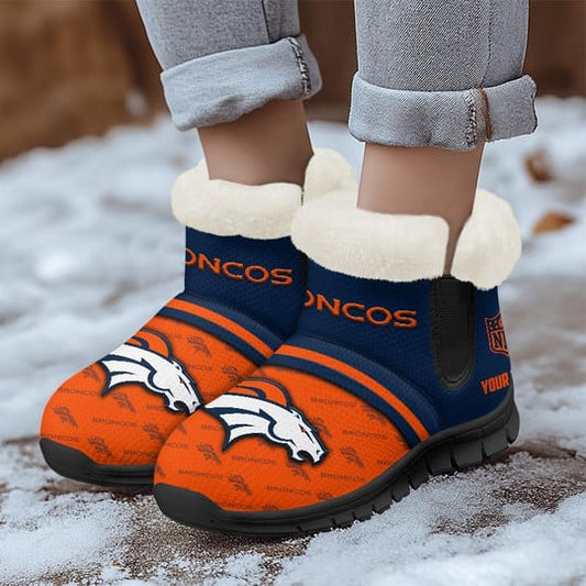 Denver Broncos Comfy Winter Snow Boots AZDDWSB000039
