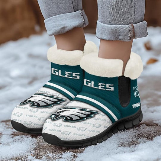 Philadelphia Eagles Comfy Winter Snow Boots AZDDWSB000066