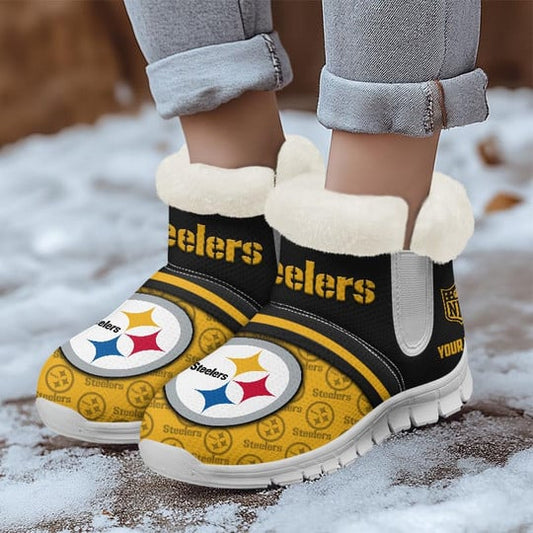 Pittsburgh Steelers Comfy Winter Snow Boots AZDDWSB000040