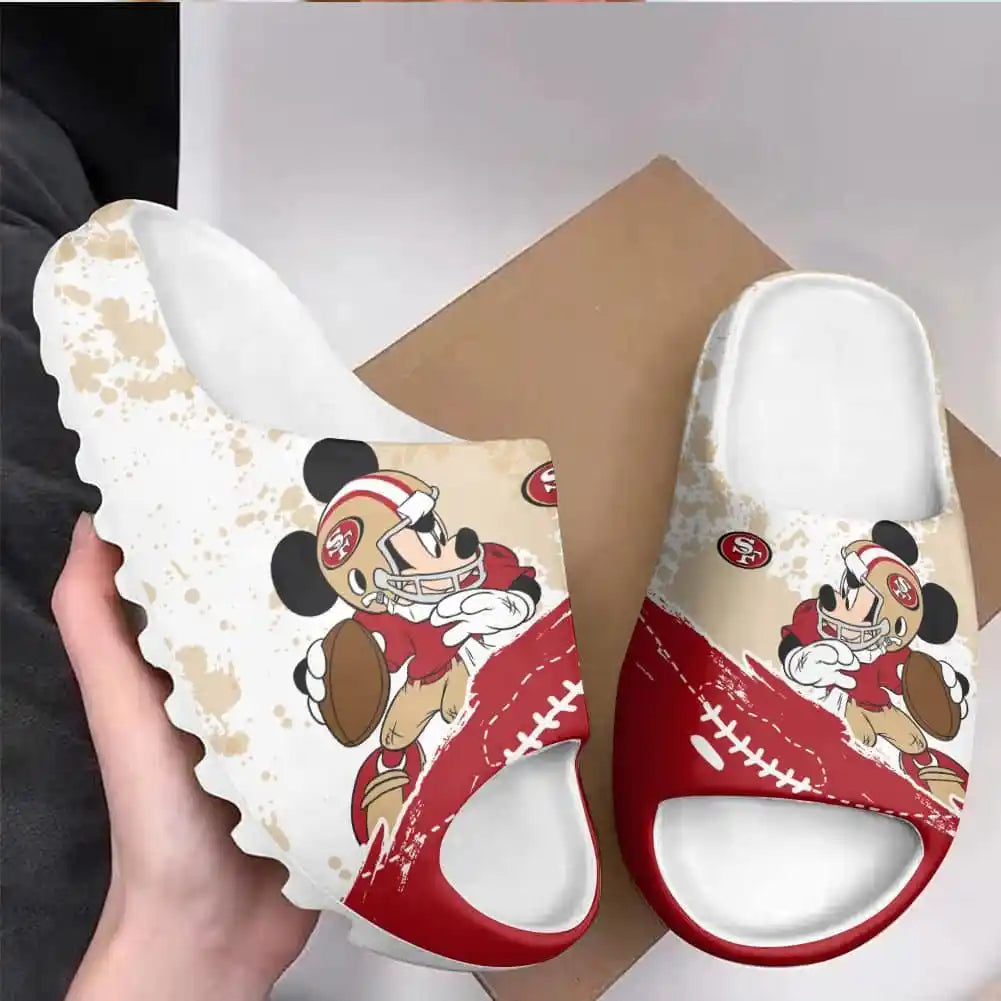 San Francisco 49ers Yeezy Slippers Shoes SPT033
