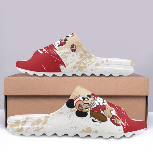 San Francisco 49ers Yeezy Slippers Shoes SPT033