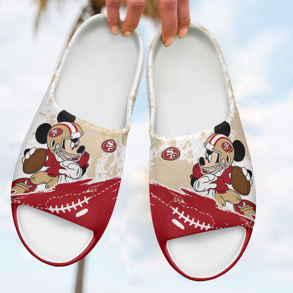 San Francisco 49ers Yeezy Slippers Shoes SPT033
