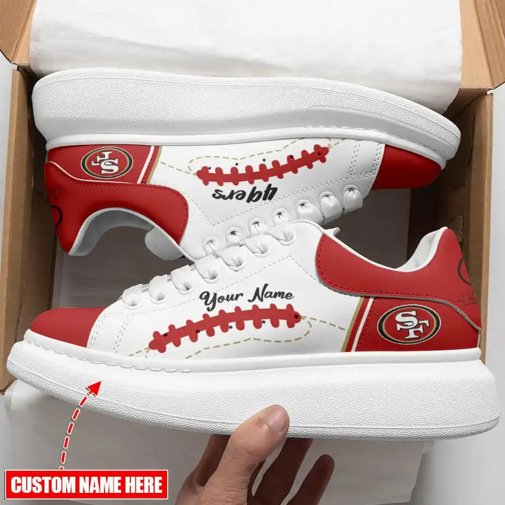 San Francisco 49ers Personalized MQ Sneakers BG36