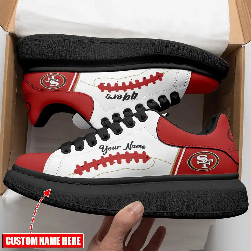 San Francisco 49ers Personalized MQ Sneakers BG36