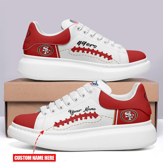 San Francisco 49ers Personalized MQ Sneakers BG36