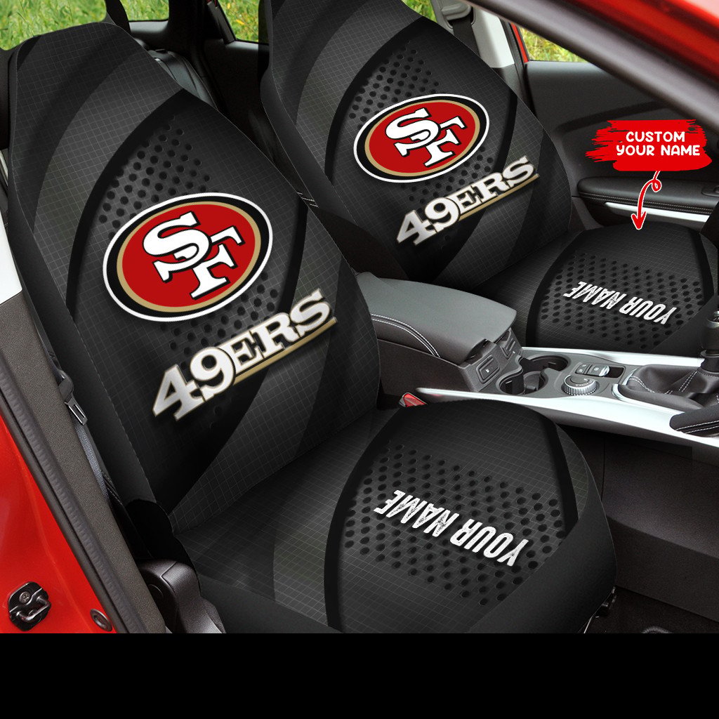 San Francisco 49ers Personalized Car Seat Covers BGCSC721