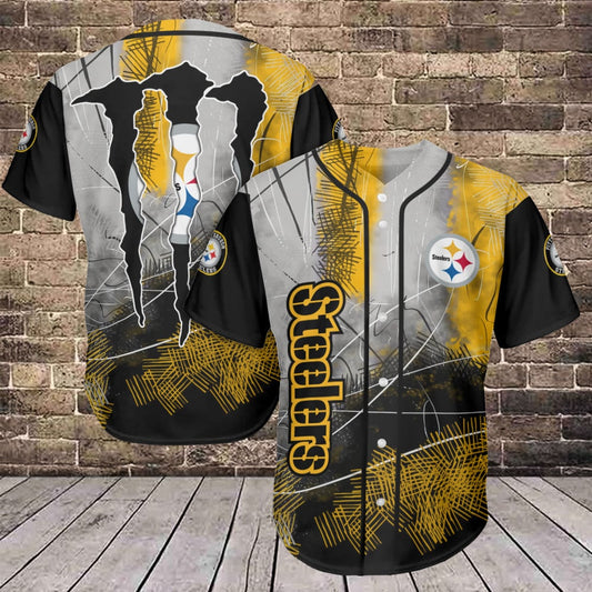 Pittsburgh Steelers Baseball Jersey AZCBJS302
