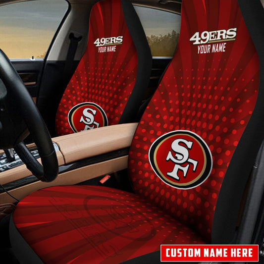 San Francisco 49ers Personalized Car Seat Covers BGCSC728