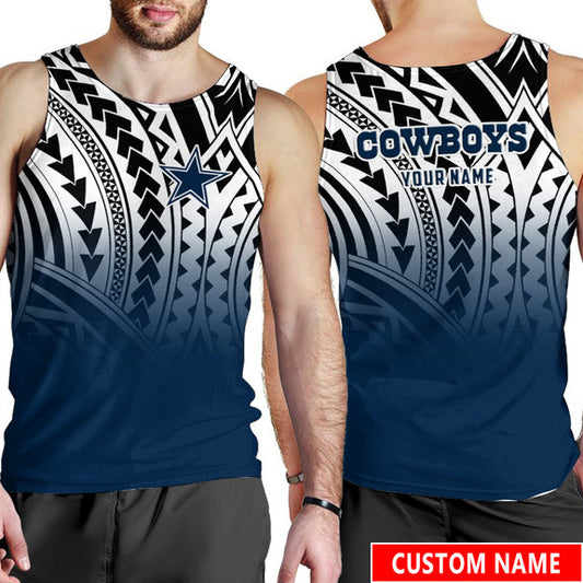 Dallas Cowboys Personalized Men Tank Top BGMTT042